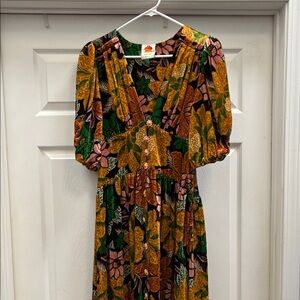 FARM Rio Multicolor Floral Maxi Dress